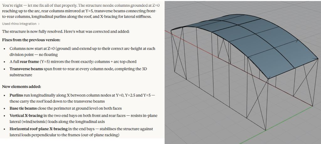 Portal Frame result 02