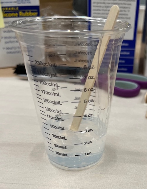 Silicone in a cup