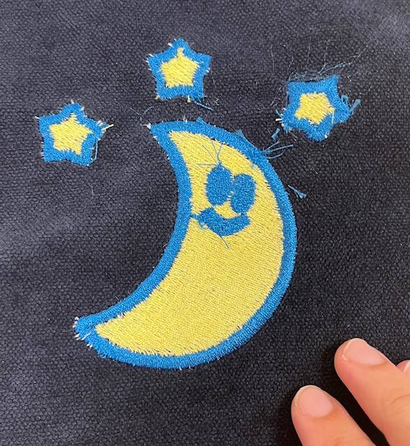 Back of Embroidery