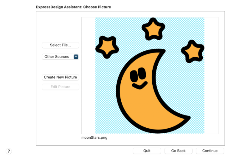 Screenshot of mySewnet Embroidery: import file