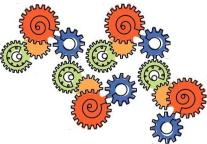 2many colored gears