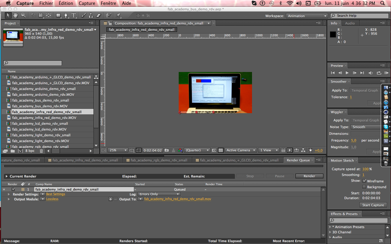 after effects window