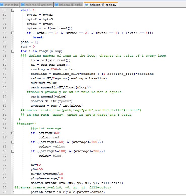 Capture_notepad code