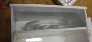 mould for a plastic ring