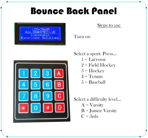 Pitchback Control
              Panel