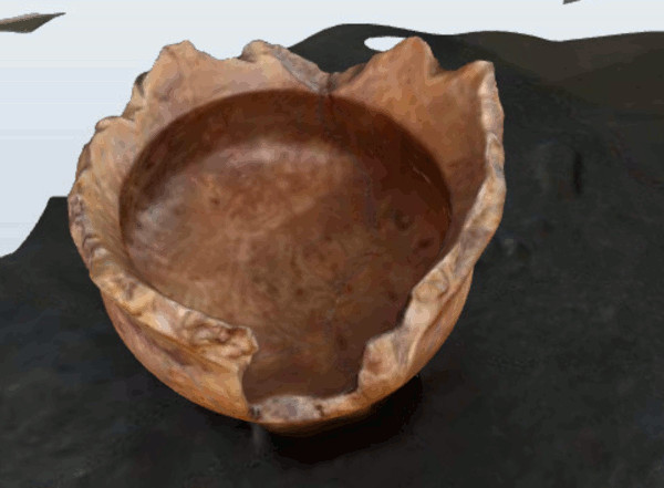 123D Scan of wodden bowl