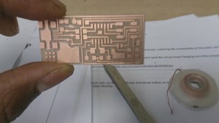 Final milled pcb