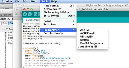 arduino manager code generator