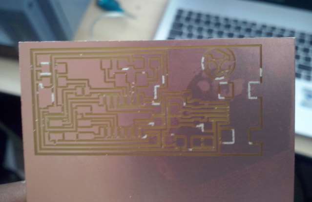 pcb after milling