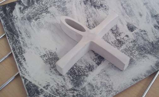 the ankh after sanding
