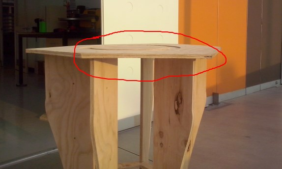 bent table