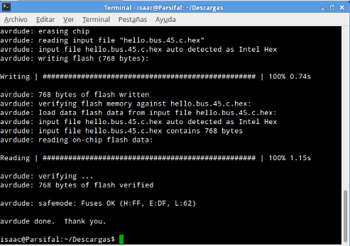 programming Hello Bus