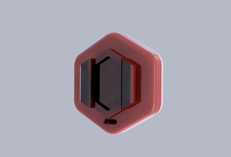 Vibration Motor Mount Render
