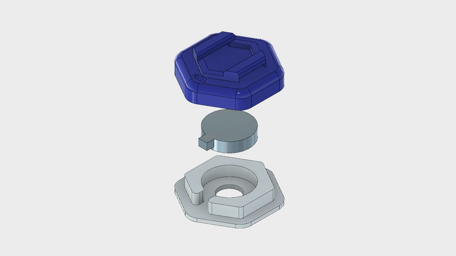 Vibration Motor Mount Exploded