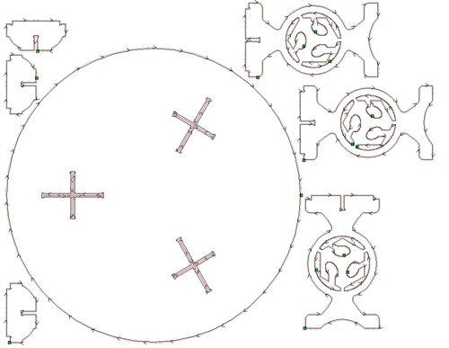 Toolpaths generated