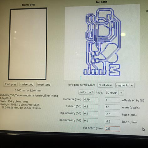 Making the Board Outline in rml