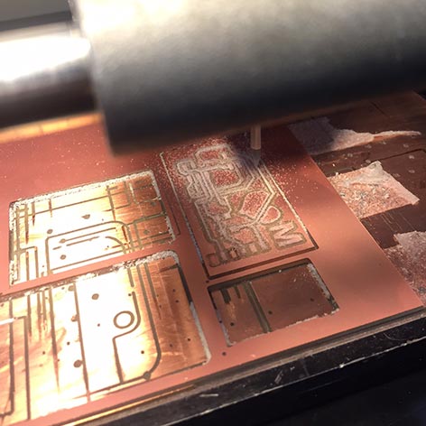 Milling the PCB board