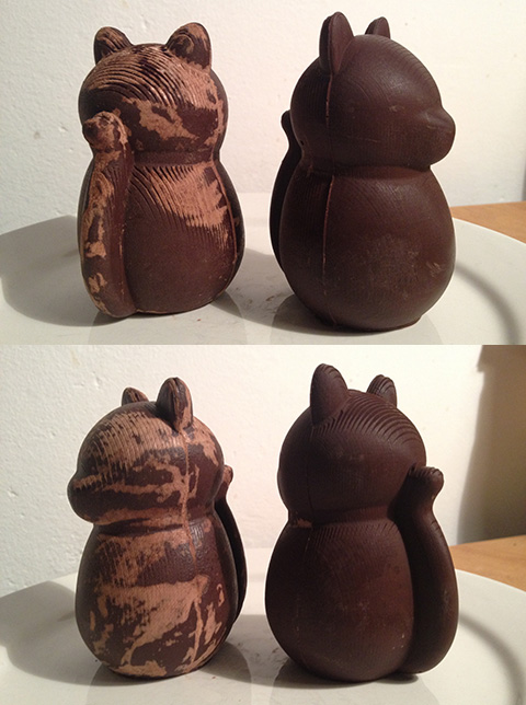 Two solid Chocolate Cats