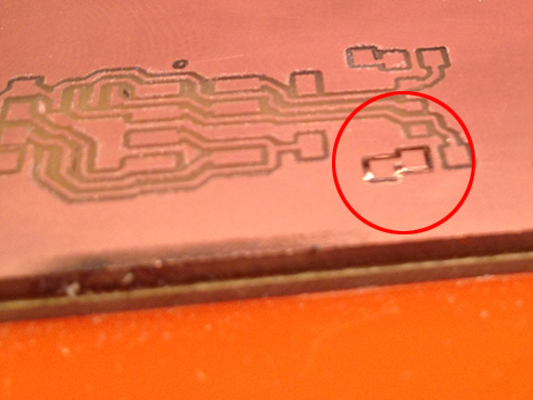 PCB not milled properly
