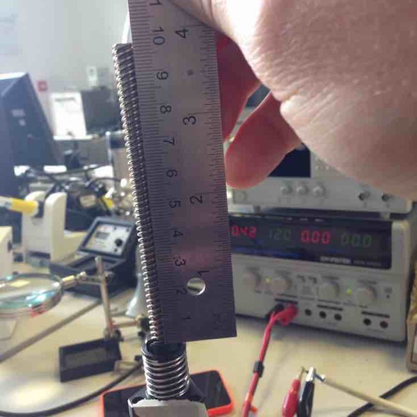 Calibrating the screw thread