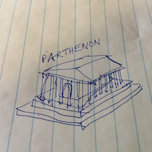 Parthenon sketch