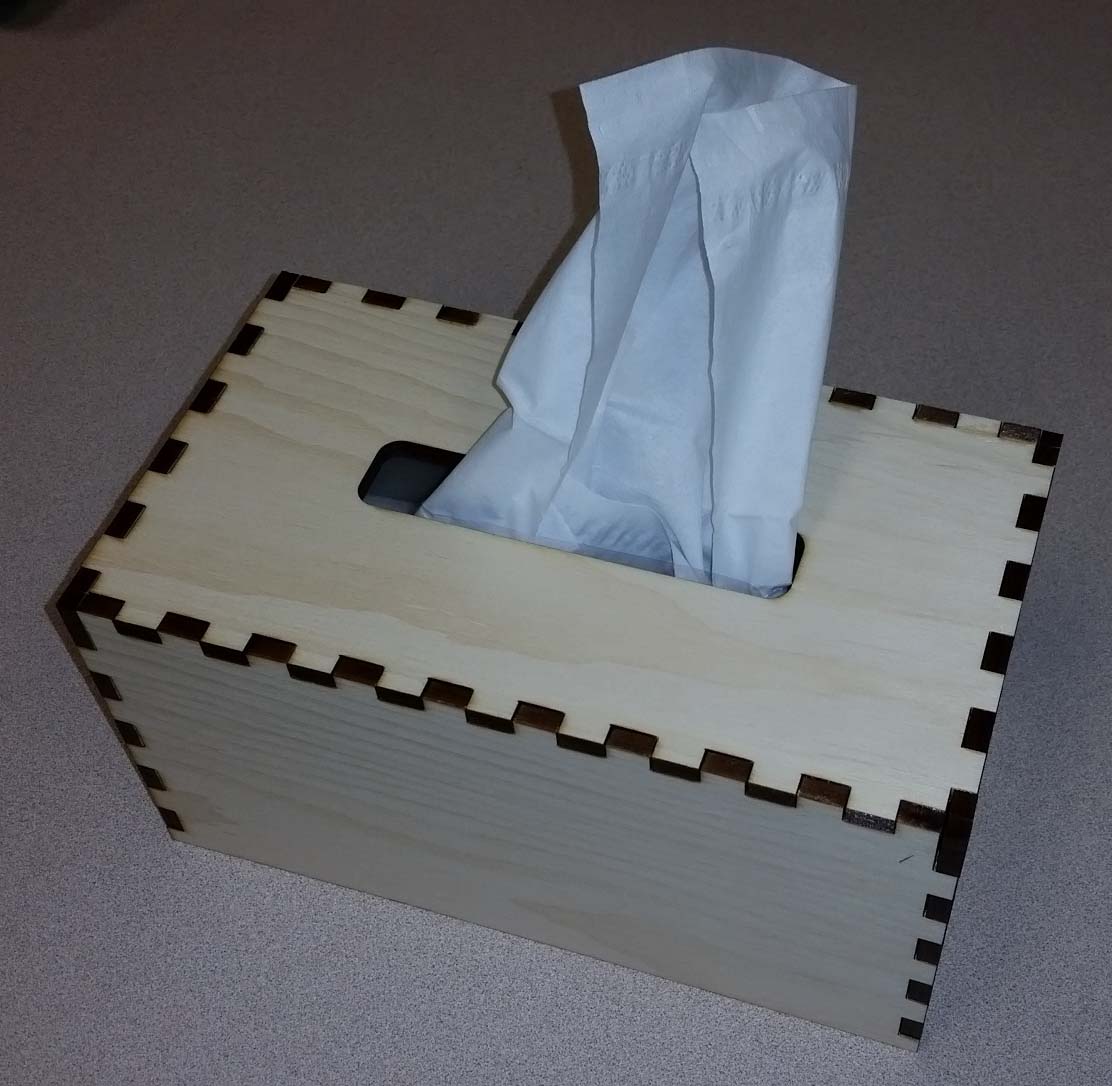 Finished Tissue Box