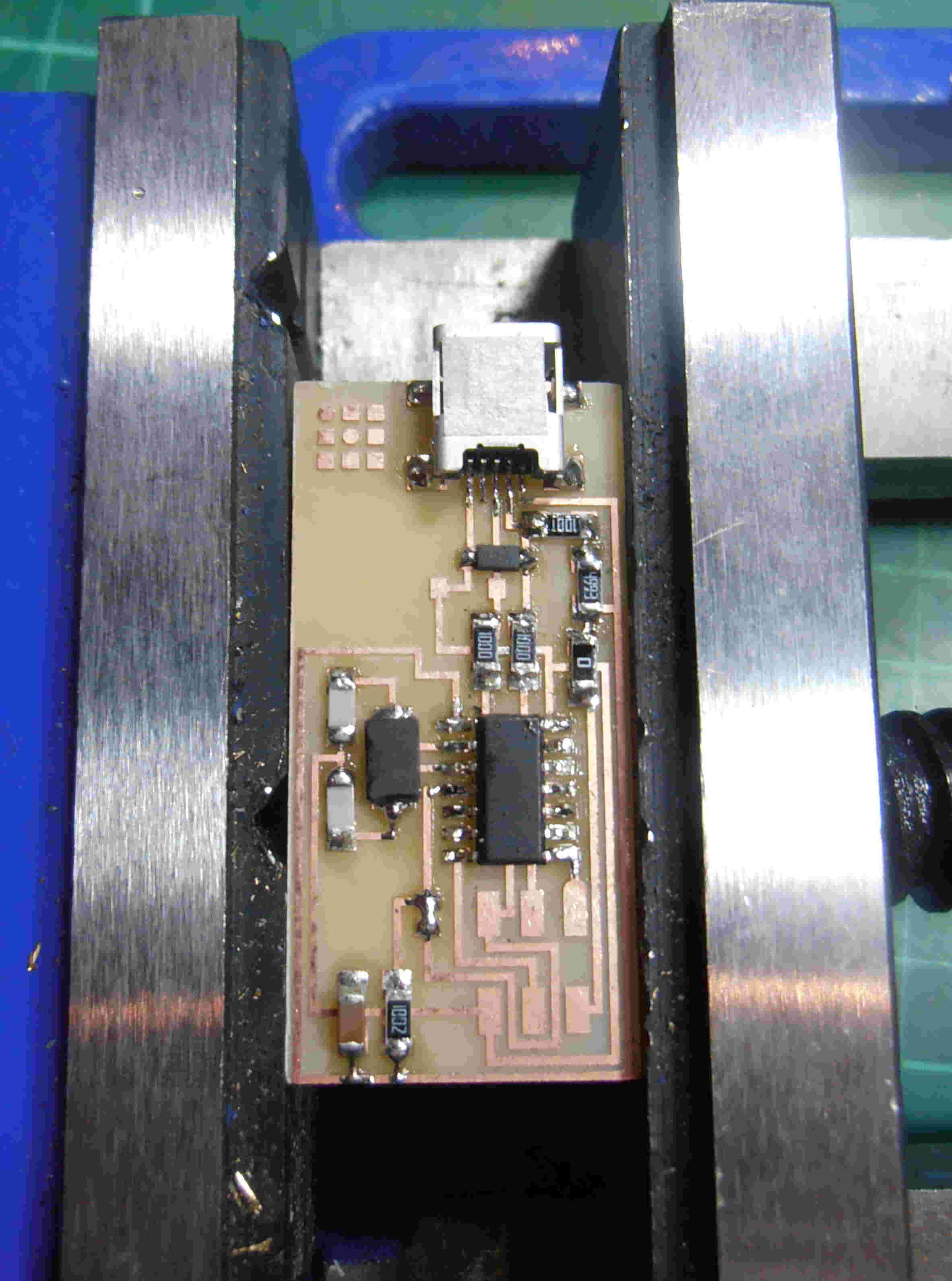 Partially completed board