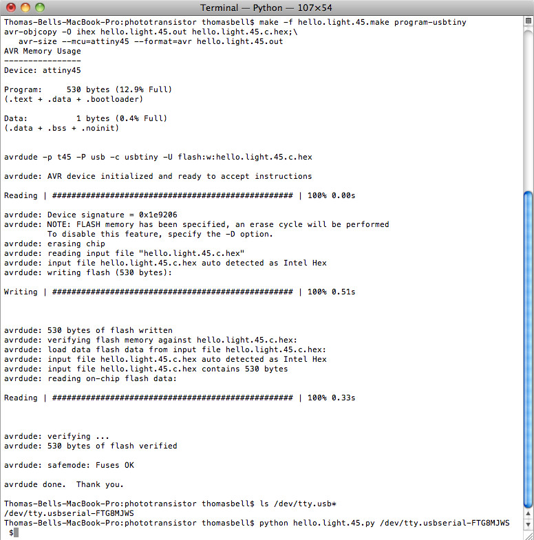 Programmed Light Board