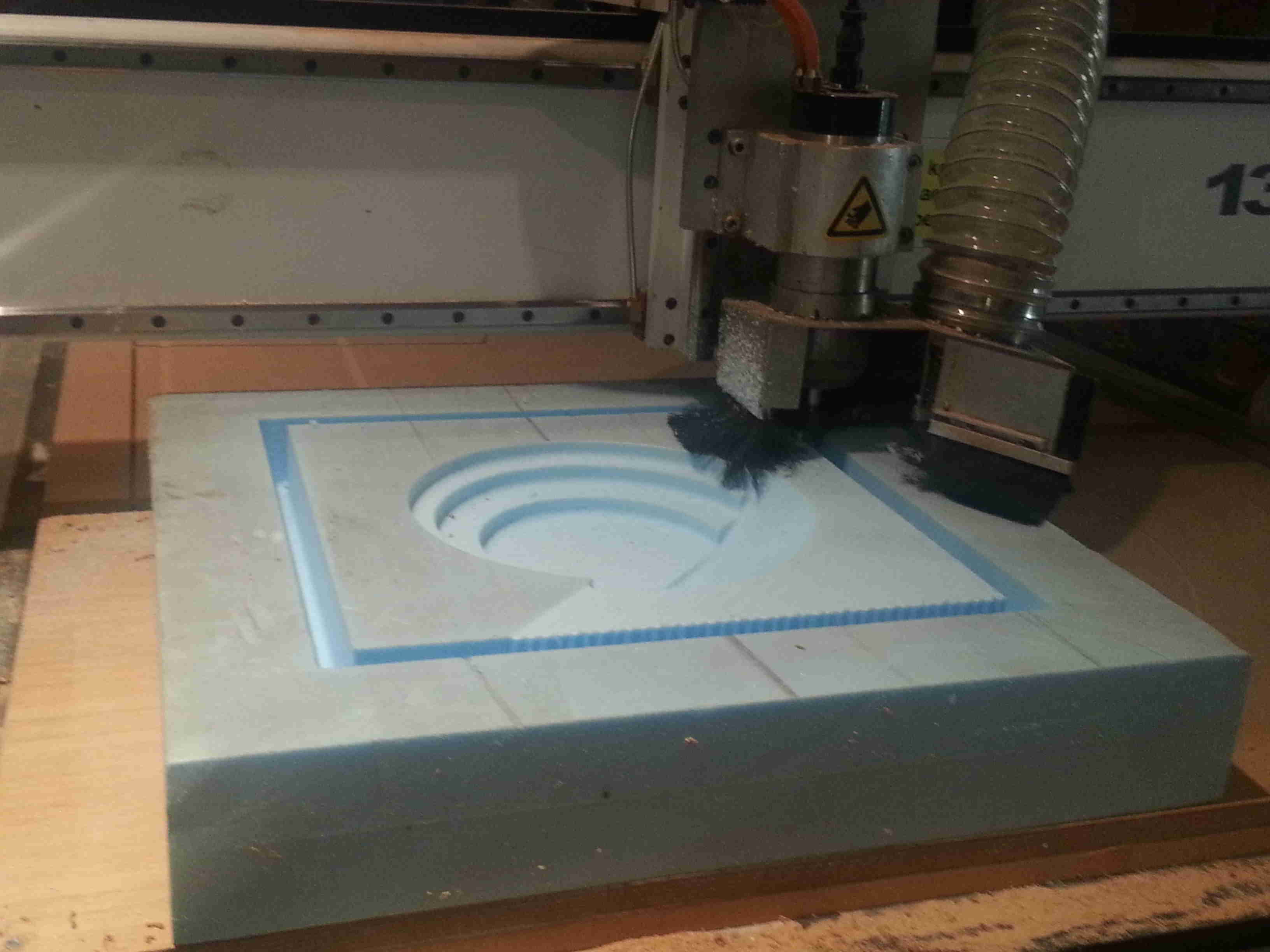 Milling the positive