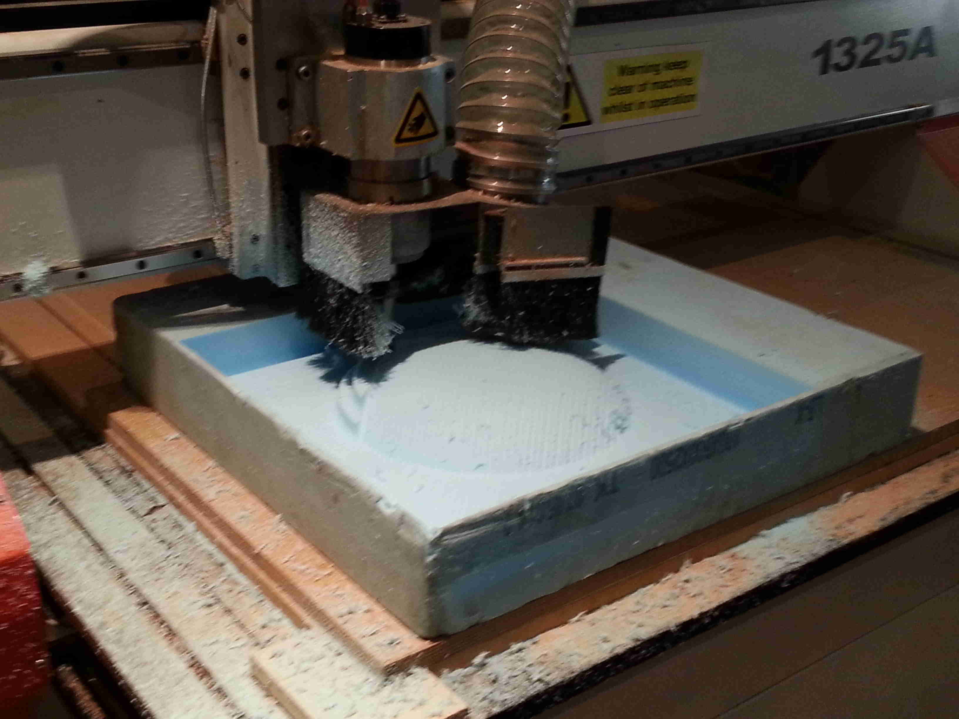 Milling the negative