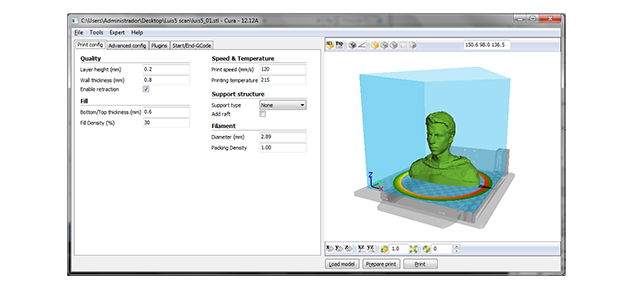 print settings