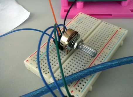 arduino + potentiometer