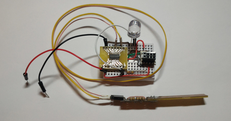 Attiny44 on the breadboard - prorotype_0