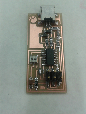 Finished board