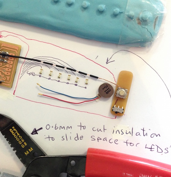 wire
                                                          cutting LEDs