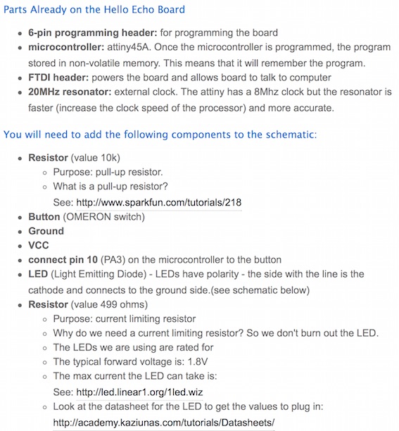 parts list parts list