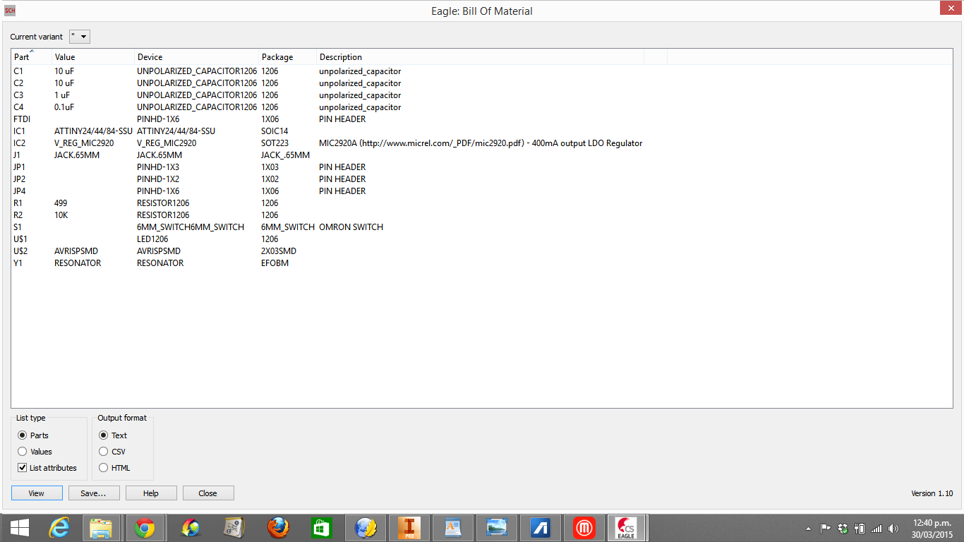 LIST