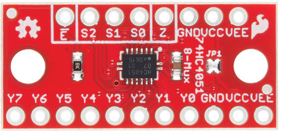 74HC4051 8 channel mux/demux breakout from SparkFun