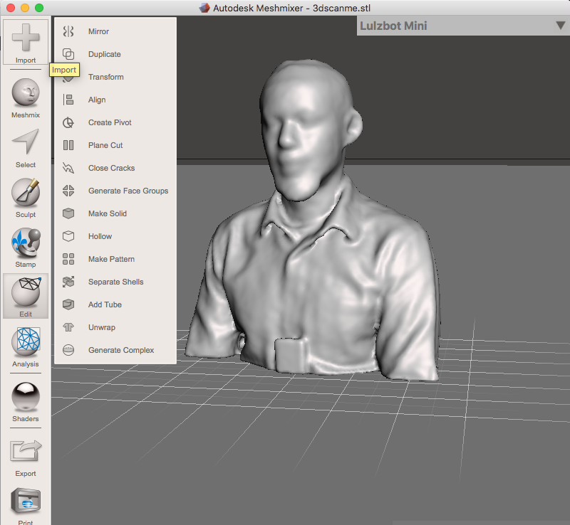 I made a minor adgestments on the file using Meshmixer