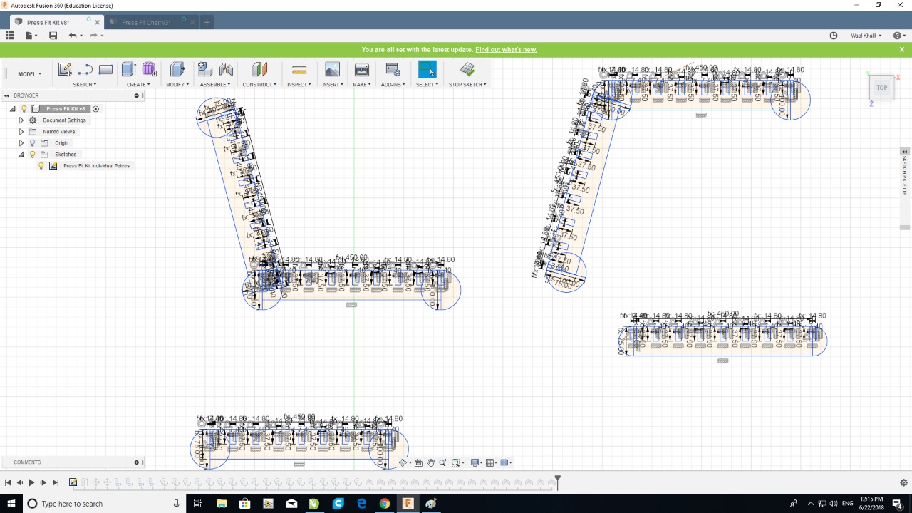 Parametric 2d design