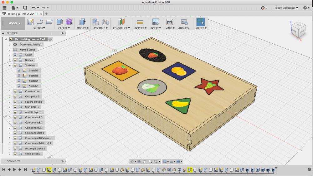 Fusion 360 design