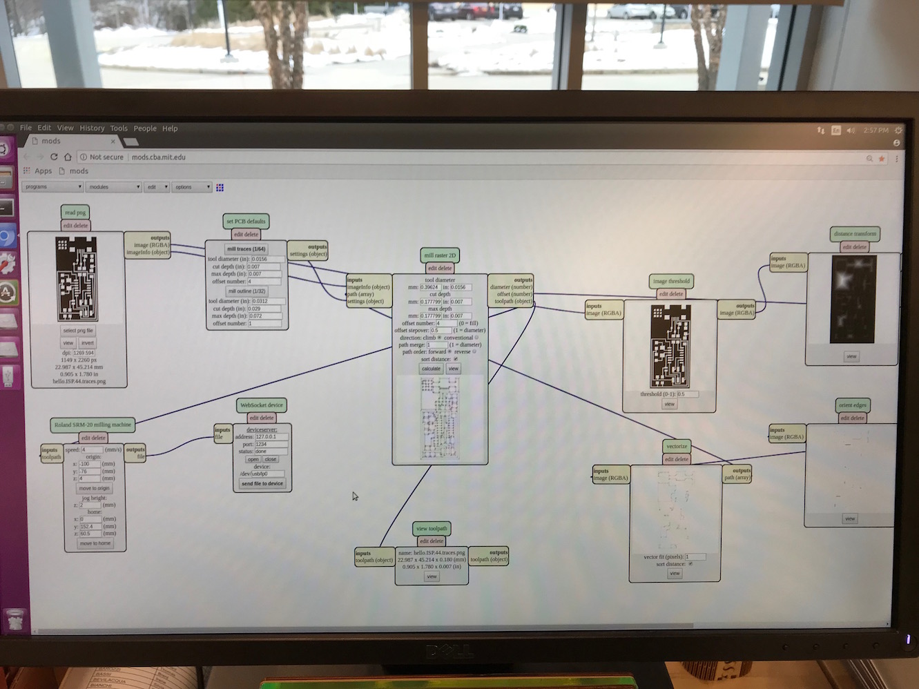 Mods prepping trace file