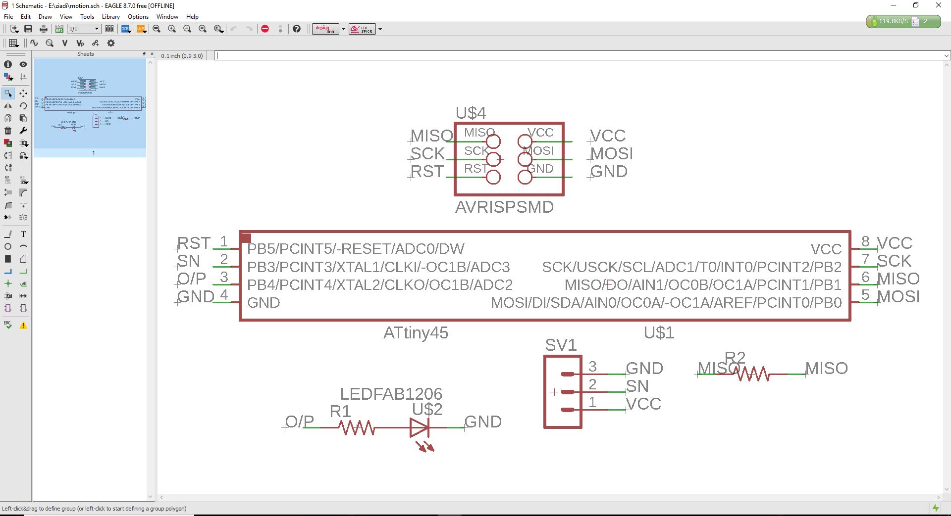 Img: Input schematic