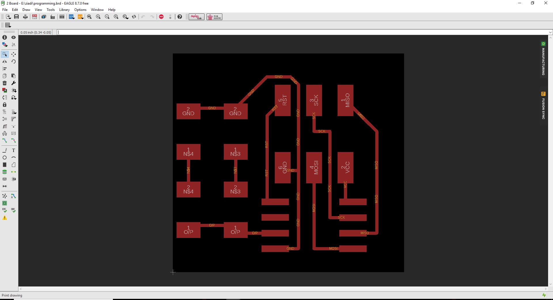 Img: output board