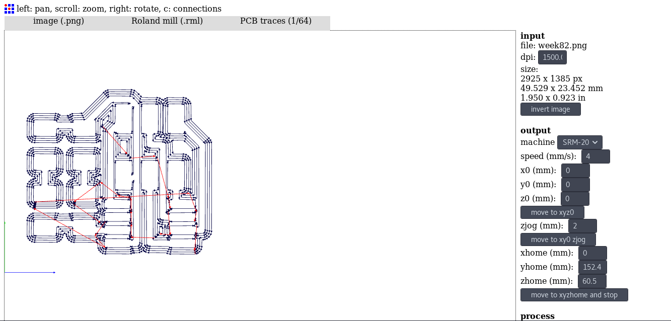 Img: output trace RML