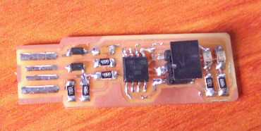 Img: Soldered board