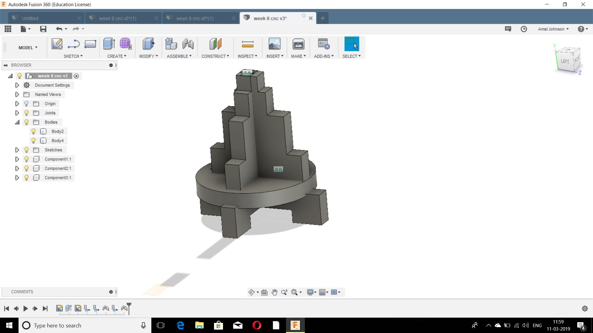 8. Computer controlled machining - Fab Academy Student Name