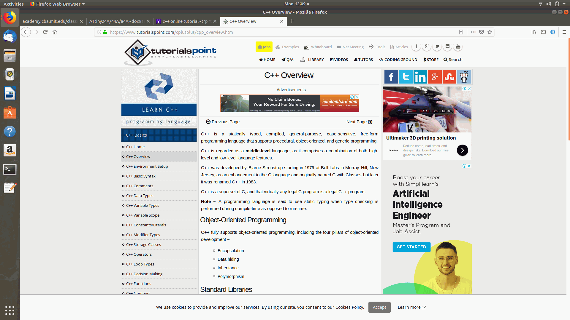 9. Embedded programming - Fab Academy Student Name