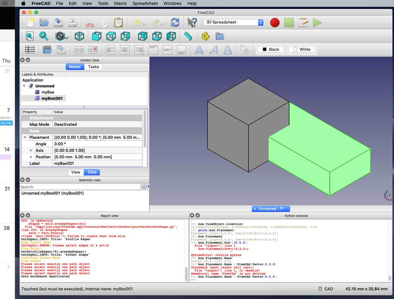 freecad 2d to 3d