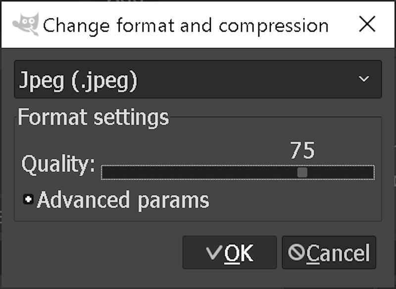 BIMP Editing Compression